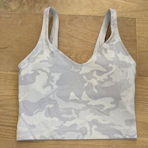 Lululemon Athletica Gray Camouflage Sports Bra size 2